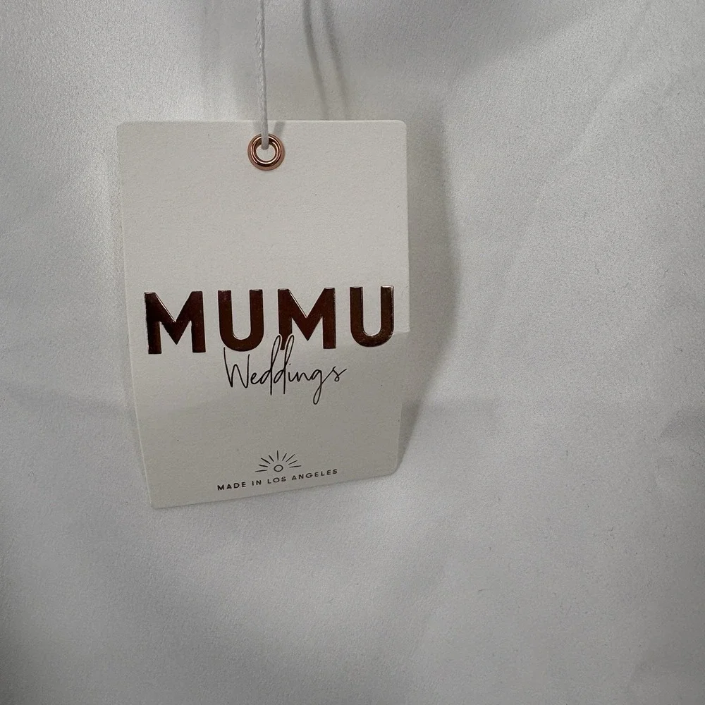 Show Me Your Mumu Slip Dress Medium Ivory Luxe Satin Weddings Best Day‎ Ever NWT
